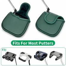 Golf Putter Head Covers With Magnetic Closure, Embroidery Pattern, Cone Shaped, Unisex Design, Clubs Protector - Multicolor - View 9