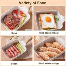 1pc Okja Frying Pan, Okja Baking Rectangular Frying Pan, Non-Stick Coating Frying Pan - Multicolor - View 4