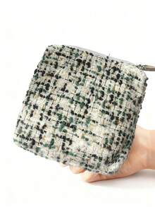 零钱包ins日系方形少女少女大容量学院风小众收纳包清新手提包 - 彩色 - 查看 8