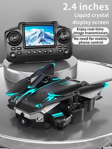 CASRRA The Newly Upgraded Remote-Controlled Drone S6 With A Camera Is Equipped With A Remote Control Screen, High-Definition Dual Cameras, Intelligent Obstacle Avoidance, Height Maintenance, And A Foldable Remote-Controlled Quadcopter Toy, Etc. It Is Suitable For Both Indoor And Outdoor Use And Is An Ideal Beginner Drone. It Is An Inexpensive Drone That Is Perfect For Christmas, Halloween And Can Be Given As A Gift