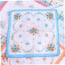 LIFKOME Toalla De Algodn Pauelo Pequeo Diseo Floral Para Hogar y Viaje - inicial - Ver 7