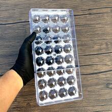 一套塑料巧克力模具，椭圆形、胶囊形、唇形、星空球形小糖果模具，翻糖工具，填充糖果模具，塑料模具，专业巧克力工具，适合个人、甜品店、工作室使用