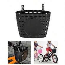 TOPINCN engrosado gris cesta de plástico bicicleta/cochecito cesta colgante universal para niños tienda accesorios bolsa - negro 1 - Ver 2