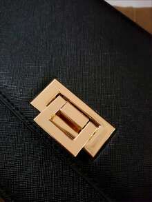 DIY Handbag Square Buckle, Metal Lock Clasp, Handbag Accessories, Suitable For Handbags, Shoulder Bags, Wallets, Luggage Hardware Accessories, Insertion Lock, Gold And Silver Metal Buckle Rings, Handbag Buckle, Shoulder Buckle, Button, DIY Wallet Box Handbag Accessories, Luggage Metal Lock Clasp - Multicolor - View 4