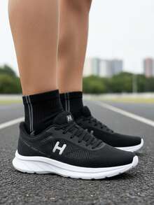 Men's Orthopedic Shoes For Walking, Gym, And Running - Black and White - View 10