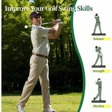 Retractable Swing Training Aid, Portable Swing Trainer Warm Right - Handed Click Stick Grip Trainer With Rhythm Click Sound, Accessories Beginners, Indoor Outdoor Practice - ban đầu - Xem 4