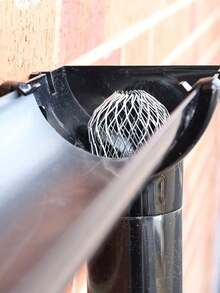 1/2pcs Heavy-Duty Downspout Protector Covers - Leaf Guard & Debris Blocker, Fit For Gutters, Foundation, Drainage Systems - Easy Installation, Clog Prevention, Residential/Commercial Use - Durable Construction, Gutter Protection, Mesh Design, Longlasting Durability, Gutter Guard, Property Maintenance - Multicolor - View 5