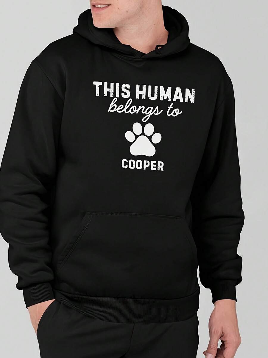 Personalised Dog Hoodie, Custom Dog Lover Gift, Dog Mum Dad Hoodie, Dog Walking Hoodie, Dog Owner Gift, Cat Dad Hoodie, Dog Memorial Gift,Autumn/Winter Hoodie Autumn Set - 款式25 - 查看 1