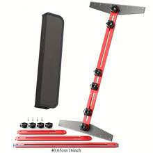 調整可能 アルミニウム 階段踏み板 測定ツール 木工用 釘 ディバイダー 用 精密測定 アルミニウム 木工 プロジェクトキット 電気不要 - レッドセット - チェックする 3