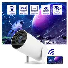 Mini proyector inteligente Hy300 Wifi Bluetooth Hd 130 blanco - Blanco - Ver 4