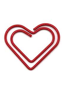 20pcs/Set Colorful Heart Shape Office Classroom Room Universal Paper Clip File Sorting And Storage Artifact Pin Lover Gift Cute Mini Compact Data Classification - Multicolor - View 5