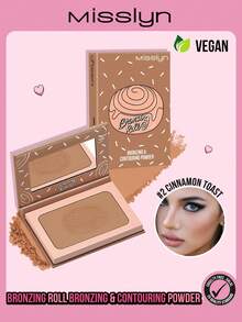 MISSLYN-Cinnadream Contouring Powder, Smooth And Blendable Texture, Ultra-Fine Powder, Long-Lasting Pigmentation, Cool-Toned For Natural Makeup Look, Face Sculpting Powder Infused With Nourishing Murumuru Butter For All-Day Radiant And Smooth Skin, Dermatologically Tested, Low Allergenicity. - #2 Cinnamon Toast - View 2