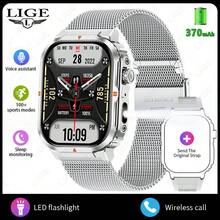 El nuevo smartwatch LIGE tiene una batería de gran capacidad de 370 mAh, talla grande de 100 modos deportivos, cronómetro de carrera, monitoreo del sueño, reproducción de música, personalización de múltiples esferas y es un reloj deportivo de moda resistente al agua.