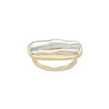 Women's Illuminate Pearl Ring Gold Large - As Pic - View 2