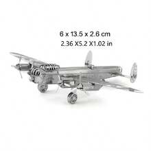 Quebra-cabeça Metálico 3D, Modelo de Montagem DIY, Quebra-cabeça de Aço Inoxidável, Modelo de Arquitetura, Sem Necessidade de Cola, Presente de Natal, Ornamento Decorativo, Estátua da Liberdade, Big Ben, Farol, Golden Gate Bridge, Torre de Pisa, Edifício Chrysler