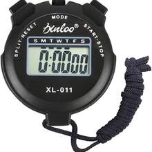 1pc Digital Stopwatch Timer, Dual-Line Stopwatch Timer, Professional Referee Training Fitness Equipment Waterproof Electronic Watch XL-011, Digital Display Stopwatch Sports Fitness Running Track And Field Training Stopwatch [Random Logo]