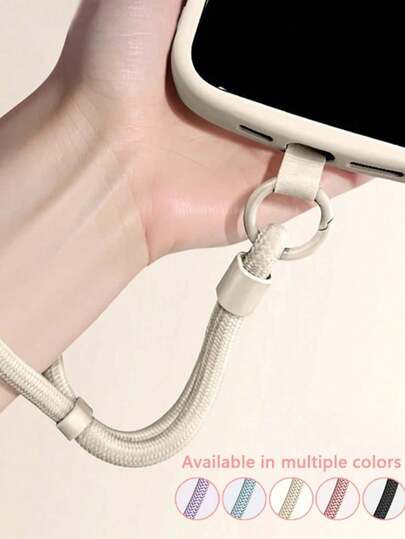 1 Draagbare, minimalistische, verstelbare korte draagriem voor telefoon, waterfles en sleutelbos - Lichtgewicht, duurzaam, antislip polsbandje, veelzijdig accessoire voor dagelijks gebruik tijdens reizen, de sportschool en buitenactiviteiten; snelle toegang binnen handbereik; compact ontwerp, veilige bevestiging, gemakkelijk los te maken, compatibel met de meeste smartphones en sleutelsets, stijlvol, modern en praktisch.