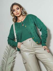 Women Coats - 軍綠色 - 查看 5