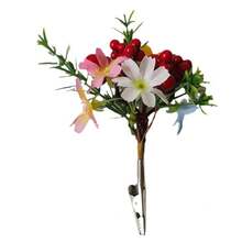 Artificial Pumpkin New Maple Leaf Artificial Flower Various Types Autumn Leaves Pumpkin Berries Decorative Small Flower - Berry Flowers With Clips - View 7