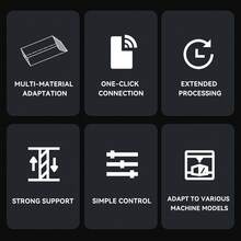 ATOMSTACK R8 Pro Laser Rotary Roller Jaw Chuck Set For Cylindrical Objects Wine Glass Bat Ring - Sets - View 2