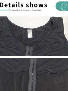 Lace Hooks U Neck Plus Size Glue Crotchless Slimming BBL Frim Bodysuits Waist Trainer Women Full Body Shaper Shapewear - màu đen - Xem 9