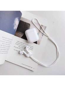 1pc 70cm Universal Magnetic Anti-Lost Earphone Strap, Suitable For Outdoor, Fitness, Wireless Earphones Silicone Anti-Lost Lanyard - Multicolor - View 9