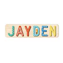 Personalized Name Puzzle, Baby Name Puzzle, Boy Or Girl Early Educational Toy, 3D Letter Puzzle Toy, Wooden Letter Puzzle, Baby 1st Birthday Gift, Wooden Puzzle, Personalized Gift, Birthday Gift, Customized Wooden Puzzle Toy, Anniversary Gift, Building Block Gift Set - Striped With Base Plate - View 15
