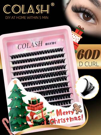 Colash 8-16mix ,Multi-Piece Set Curl:C/D Imitation Artificial Mink Fur Handmade Grafting Fine Lashes Super Light Waterproof Flare Lashes Thick Curly Long Lasting Lashes Suitable For Natural Anime Lashes, Gift For Women And Girls Lash Clusters, Eyelash Clusters, Individual Eyelashes, Lashes, Fake Lashe,Gifts For Women,Christmas Gifts.