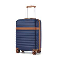 PP Hardshell Luggage 20 24 28 Inch Carry On Cabin Suitcase Expandable TSA Lock 360 Spinner Wheels Lightweight 3 Piece Set Check In Travel Holiday - Navy Blue - View 12