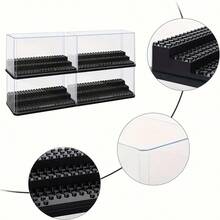 Premium Transparent Black Miniature Display Case - Dust-Proof, Snug Fit, Collector's Choice For Storing And Displaying Miniature Models. Made Of Durable ABS Resin. Miniature Display Case | Transparent Display Box | Modern Display Box, Model Display Box - Multicolor - View 9