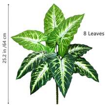 60-132cm(51.96in) Artificial Flowers Calla Lily Horseshoe Leaf Turtle Leaf Bobcat Leaf Fake Plant Ornamental Holiday Home Office Decoration