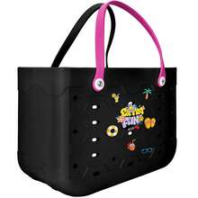 Large Capacity Breathable EVA Women's Beach Bag, Oversized Multi-Size Eva Handbag, Eva Tote Bag, Eva Shoulder Bag, Eva Basket Bag, EVA Beach Bag - Lightweight And Durable Solid Color Open Design, Large Waterproof And Sandproof Washable Sturdy Open Handbag, Suitable For Beach, Swimming Pool, Sports, Shopping, Picnic - Fashionable Holiday Accessories, Beach Bags, Festivals, Casual Outings, Holiday Gifts - Nhiều màu - Xem 12