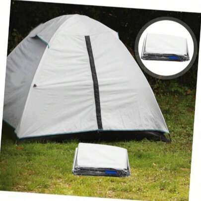 Toddmomy Saco De Dormir De Primeros Auxilios con Película De Aluminio PE Cálido para Adultos Supervivencia Funcional Térmico Portátil para Acampar Ligero Aislante De Emergencia