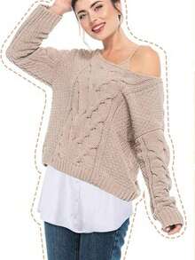 1pc Elastic Waistband Extender Skirt Accessory For Women's Shirt, Adjustable Layered False Hem Skirt Extender OAAE - trắng - Xem 10