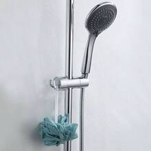 Soporte para cabezal de ducha para barra de ducha con 2 ganchos, soporte de ducha de mano giratorio 360 para barra deslizante de 16 u2013 27 mm, dimetro exterior, soporte de ducha para alcachofa de - pago - Ver 7