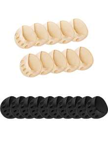 20/10/5/4/2/1 Pairs Forefoot Pads, Anti-Pain Moisture-Wicking Invisible Toe Socks - Multicolor - View 27
