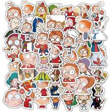 60pcs/Set 2025 New Home Decor Wall Stickers - Scrapbooking Materials - Waterproof Stickers For Water Bottles, Luggage, DIY - Cartoon Anime Creative Stickers - Changeable Stickers - Stitch Toys, Travel Toys, Classroom Fidget Toys, Mini Stuff, Bath Toys, Christmas Stationery, Stress Ball - Birthday Gifts, Christmas Gifts, Christmas Eve Gifts, Perfect Gifts, Toys, Games - Multicolor - View 3