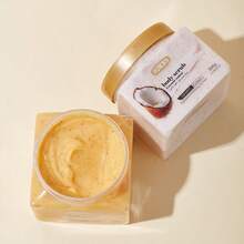 核桃身体磨砂膏，蕴含百香果、芦荟、芒果、玫瑰、椰子、可可、蓝莓和维生素C提取物 - 500克，具有去角质、保湿和清洁功效 - 彩色 - 查看 3