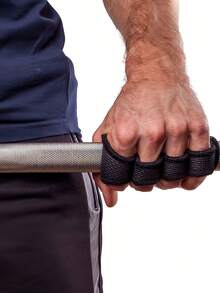 Lifting Palm Dumbbell Grips Pads Breathable Gym Workout Gloves Anti Skid Weight Cross Training Gloves For Hand Protector Fitness Sports Gloves For Men And Women The Alternative To Lifting Pads For Weightlifting Calisthenics Gym Accessories - Multicolor - View 6