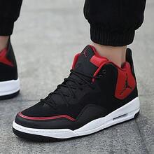 Nike Giày bóng rổ nam Air Jordan, kiểu dáng thường ngày, giảm sốc và bền bỉ, thời trang và chất lượng cao. - màu đen - Xem 6