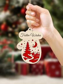 1 pezzo Ornamento natalizio personalizzato a doppio strato con nome, Calza di Natale - Ornamento natalizio personalizzato con nome 2025, Ornamenti per alberi di Natale, Decorazioni natalizie, Regali di Natale per mamma, papà, animali domestici, amici, regali per donne, amicizia, Ornamento natalizio personalizzato per famiglia