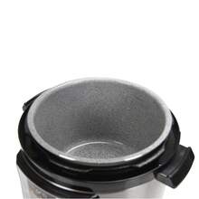 Be pro Chef Cubeta Cerámica Universal 6L Bepro Chef Ceratech para Olla a Presión Programable Recambio Antiadherente Ceramico Mayor Espesor Libre de Fluorocarbonos - Gris - Ver 3