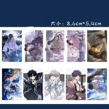 Love And Deep Space Shen Xing Hei Lishui Crystal Card Sticker Set For Bus Card, Meal Card, Bank Card - Multicolor - View 4