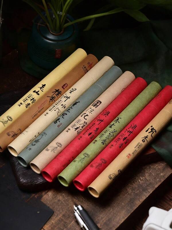 Approx. 20g (45pcs) Large Capacity Incense Sticks Assortment, 11 Fragrance Types Including Agarwood, Cypress, Sandalwood, Artemisia, Handmade For Relaxation, Suitable For Home, Office, Travel