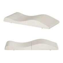 Advwin Foldable Foam Mattress Topper For Lash & Massage Beds, Ergonomic Spa Cushion With Adjustable Straps & Anti-Slip Bottom, Perfect For Beauty Salon, Home Spa Or Holiday Gift For Self-Care, Perfect Christmas Gift For Salon Or Home Relaxation Setup - 米色 - 查看 10