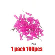 100支/包 牙科预弯冲洗针，弯针，酸蚀树脂流动复合树脂针，一次性涂抹器 - 彩色 - 查看 13