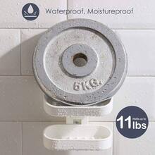 Double Layer Soap Dish Suction Cup Soap Holder, Strong Sponge Holder Shower, Bathroom, Tub and Kitchen Sink, Drill - Removable - Blanco + talla única - Ver 9