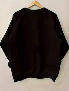 Winter Clothes For Women, Happy New Year! Wishing You A Happy And Prosperous New Year! Loose And Comfortable Hoodie Christmas - 黑色 - 查看 2