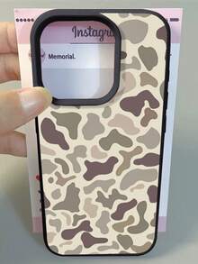 New Creative Leopard Print Pattern Compatible With Apple Phone 16/12/13/11/14/17/15/ProMax/Pro/Plus/Xs Max/XS/X,Anti Fingerprint Silicone Soft Case Ultrathin Phone - màu đen - Xem 4