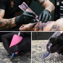 Tattoo Pen Machine Cover Grip Tape Wrap - 200Pcs Tattoo Pen Covers And 4Pcs Tattoo Grip Wrap Combination Grip Tattoo Machine Covers Tattoo Tape Wrap Tattoo Supplies - Multicolor - View 7